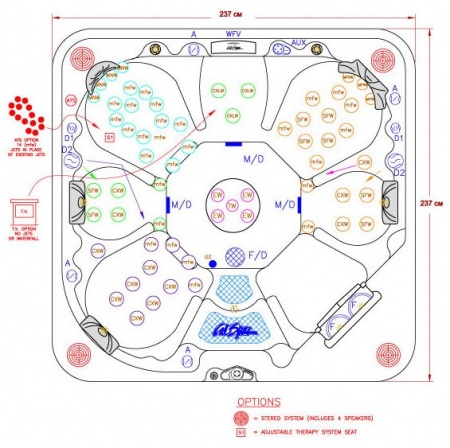Спа бассейн Cal Spas Bel Air