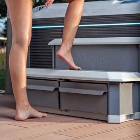 Гидромассажный спа-бассейн Wellis Lugano Life Deluxe