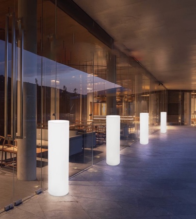 Светильник Цилиндр 16х36 питание от 220, RGB